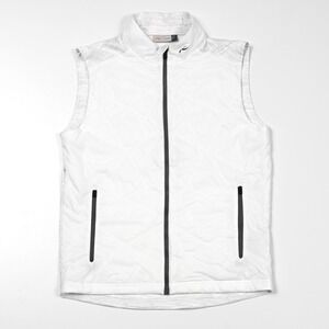 KJUS Mens Quilted Retention Full Zip Insulated Vest Size 52 Large Golf Outdoors